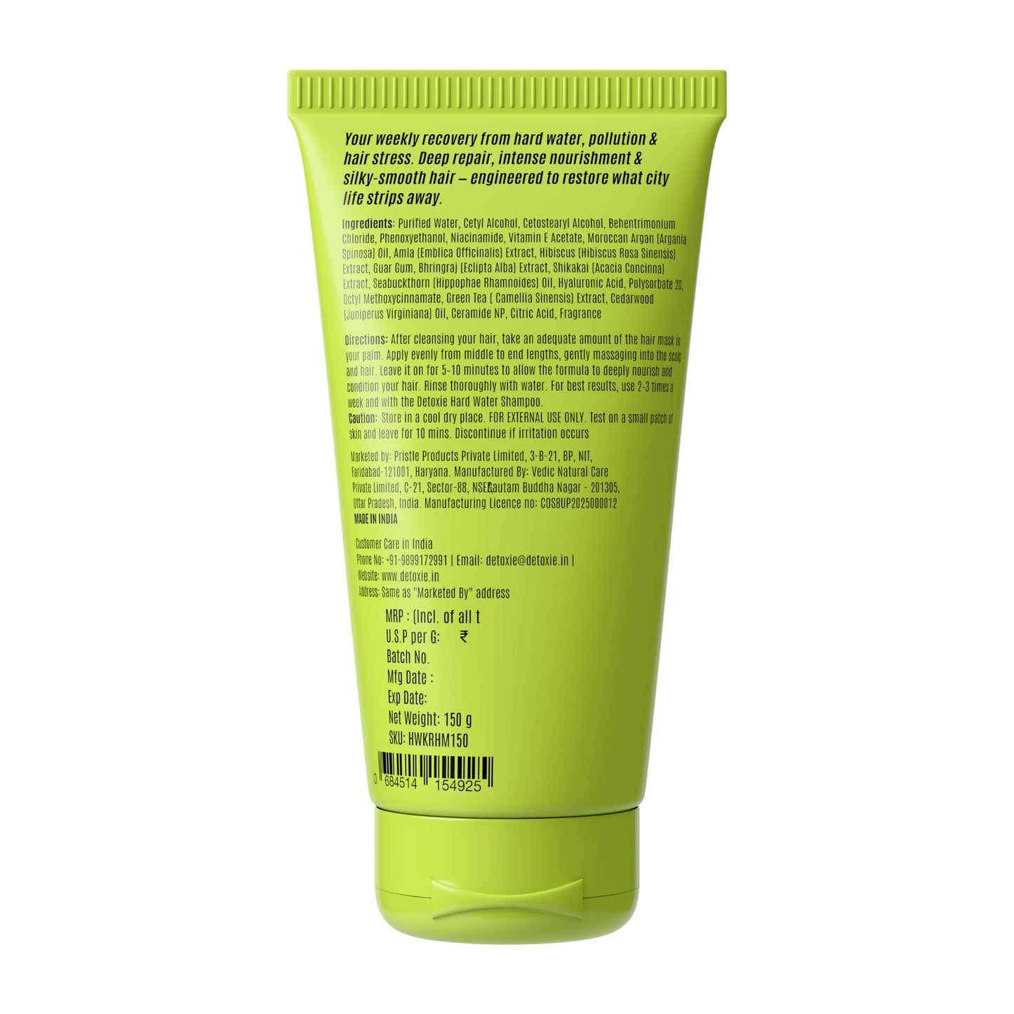 Hard Water Hair Mask - 150g