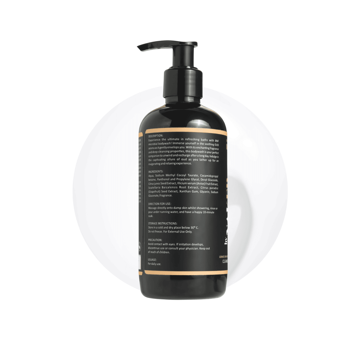 SMCT Base OUD Bodywash - Removes Tan, Fights Body Acne, Strawberry Skin | 300g