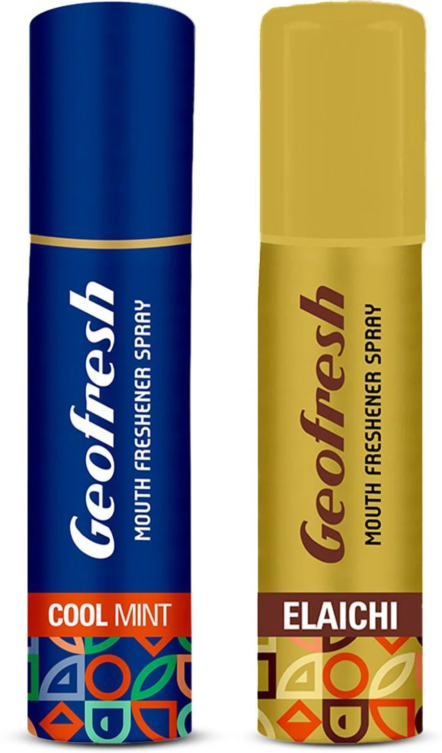 Geofresh Mouth Spray Cool Mint + Elaichi Flavor ( 2 Pc x 15 gm ) Spray (30 g)