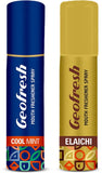 Geofresh Mouth Spray Cool Mint + Elaichi Flavor ( 2 Pc x 15 gm ) Spray (30 g)