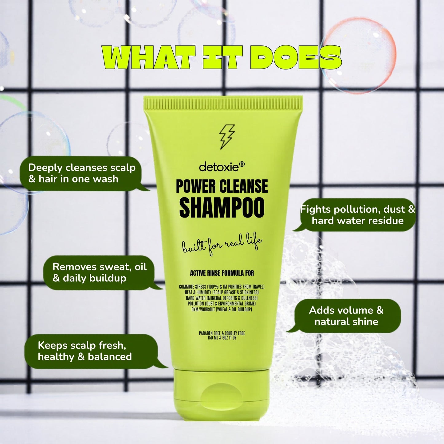 Power Cleanse Shampoo - 150ml