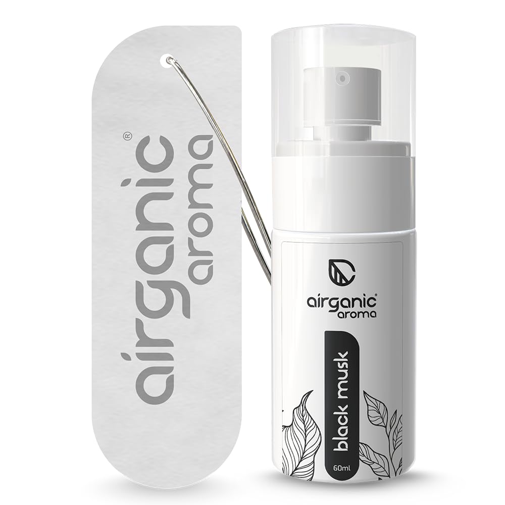 Airganic aroma Black Musk Premium Spray Car Perfume | 400+ Sprays | 100ml