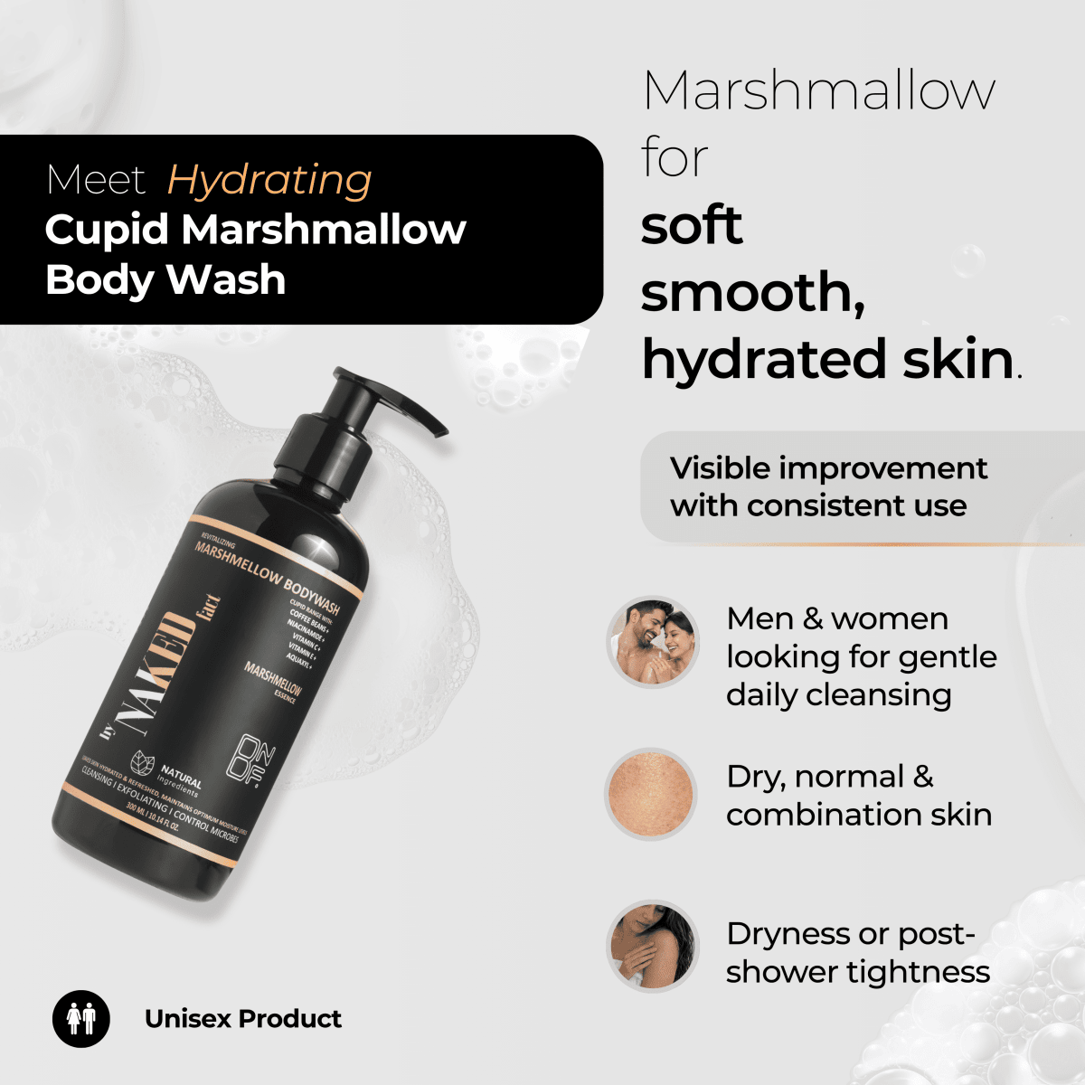 Marshmallow Body Wash for Soft & Revitalized Skin | 300g