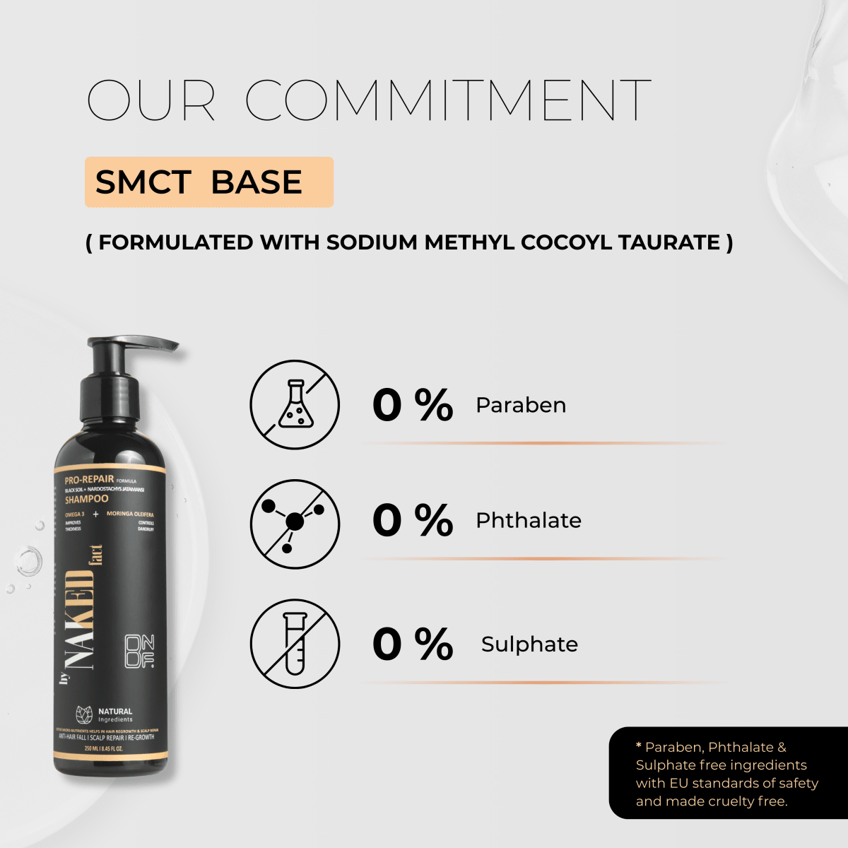 Black Soil Shampoo - Control Dandruff & Hair Repair | 250g