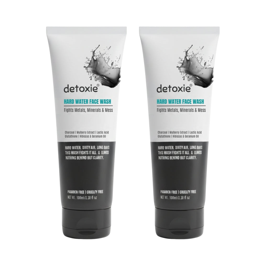 Pack of 2  Charcoal Face Wash with Charcoal & Mulberry Extract (100ml each)