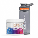Nutriburst Korean Marine Collagen Peptides Supplement for Skin, Hair, Nails & Joints | With shaker | Clinically Proven Ingredient | High Absorption 8 gms Collagen, 100 gms