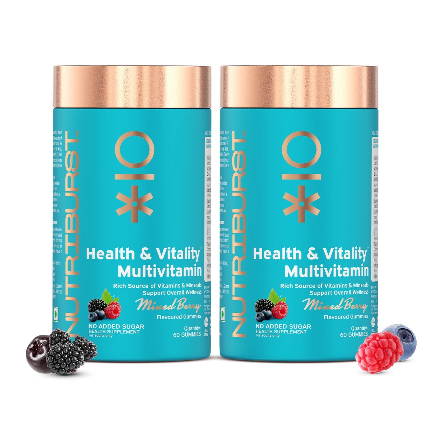 Nutriburst Health & Vitality Multivitamin Gummies for Daily Nutrition