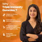 Nutriburst Triple Immunity Gummies with Vitamin C, Zinc & Amla