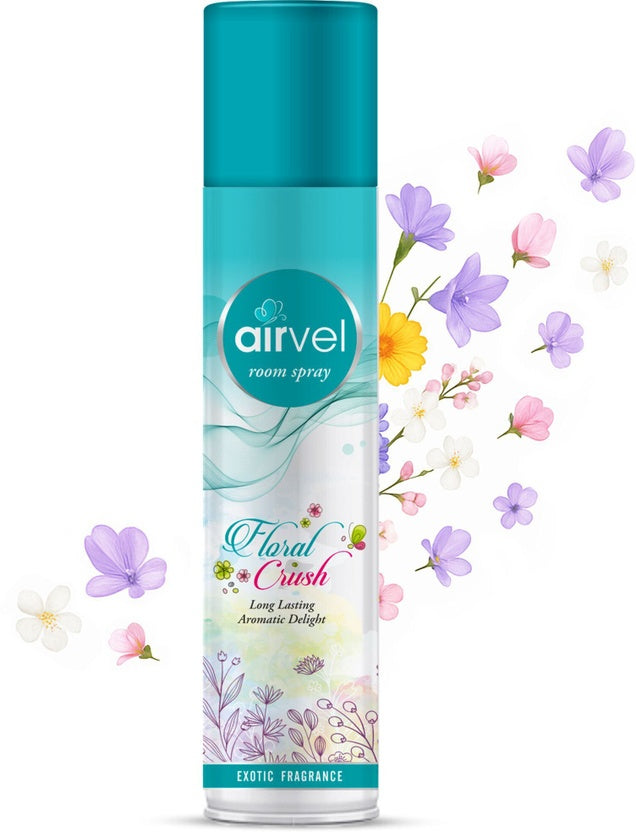 Airvel English Lavender & Burst Lavender Spray – Refresh Your Space Instantly, Eliminates Odours (2 × 217 ml)
