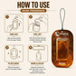 AIRGANIC Aroma Gel Hanging Car Air Freshener Pack of 3 | Fre