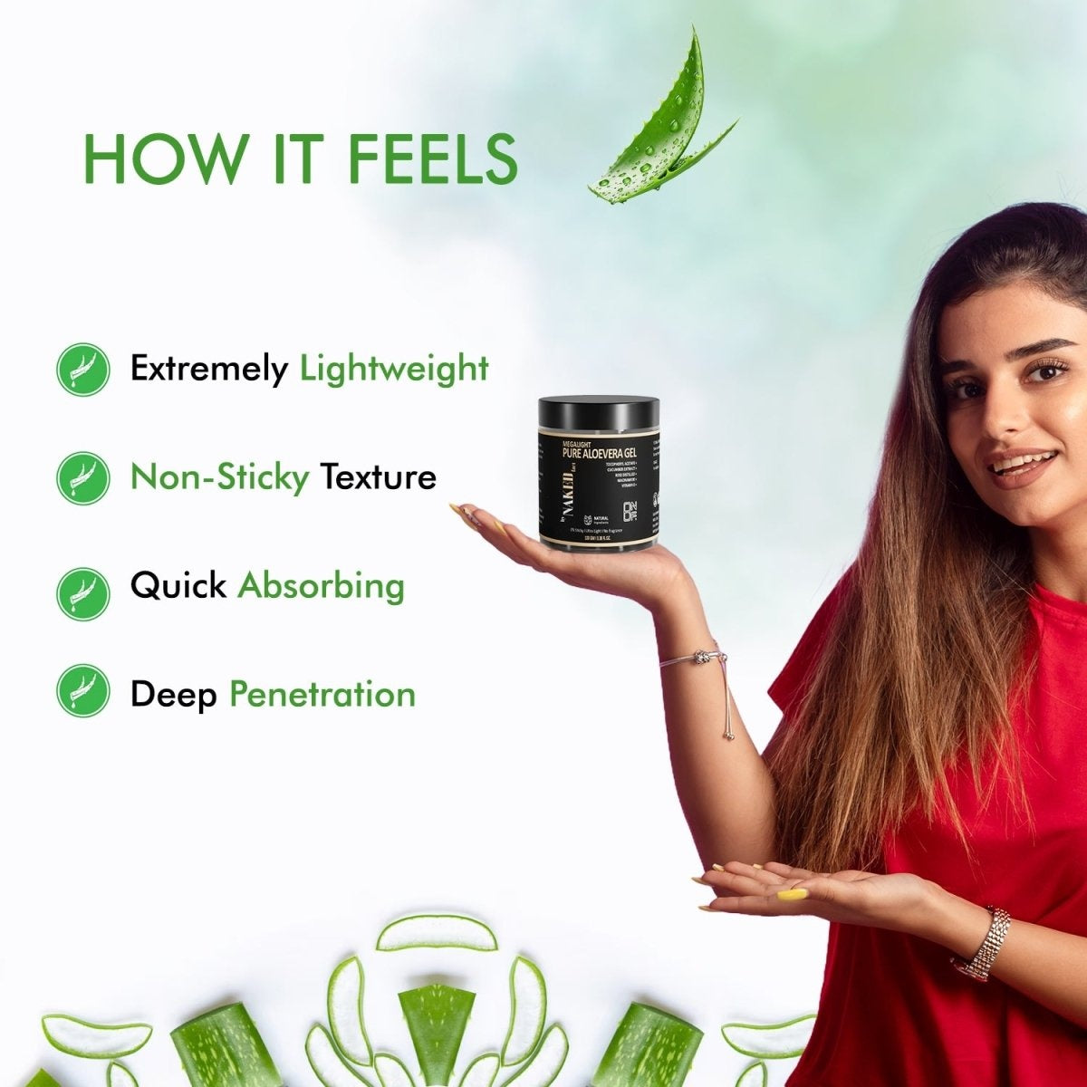 Megalight Pure Aloevera Gel | 100g