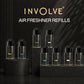 Involve Luxe - Urban Fresh Automatic Room Fresheners Refill Pack | 2200 Sprays Guaranteed | Lasts up to 60 Days (225ml)