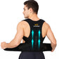 Leeford Posture Corrector Belt for Men & Women, Back Support Belt for Back Pain Relief Posture Corrector (Grey) | Medium Size