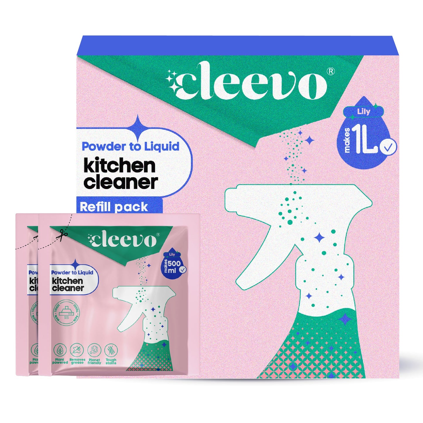 Kitchen Cleaner - Powder to Liquid
