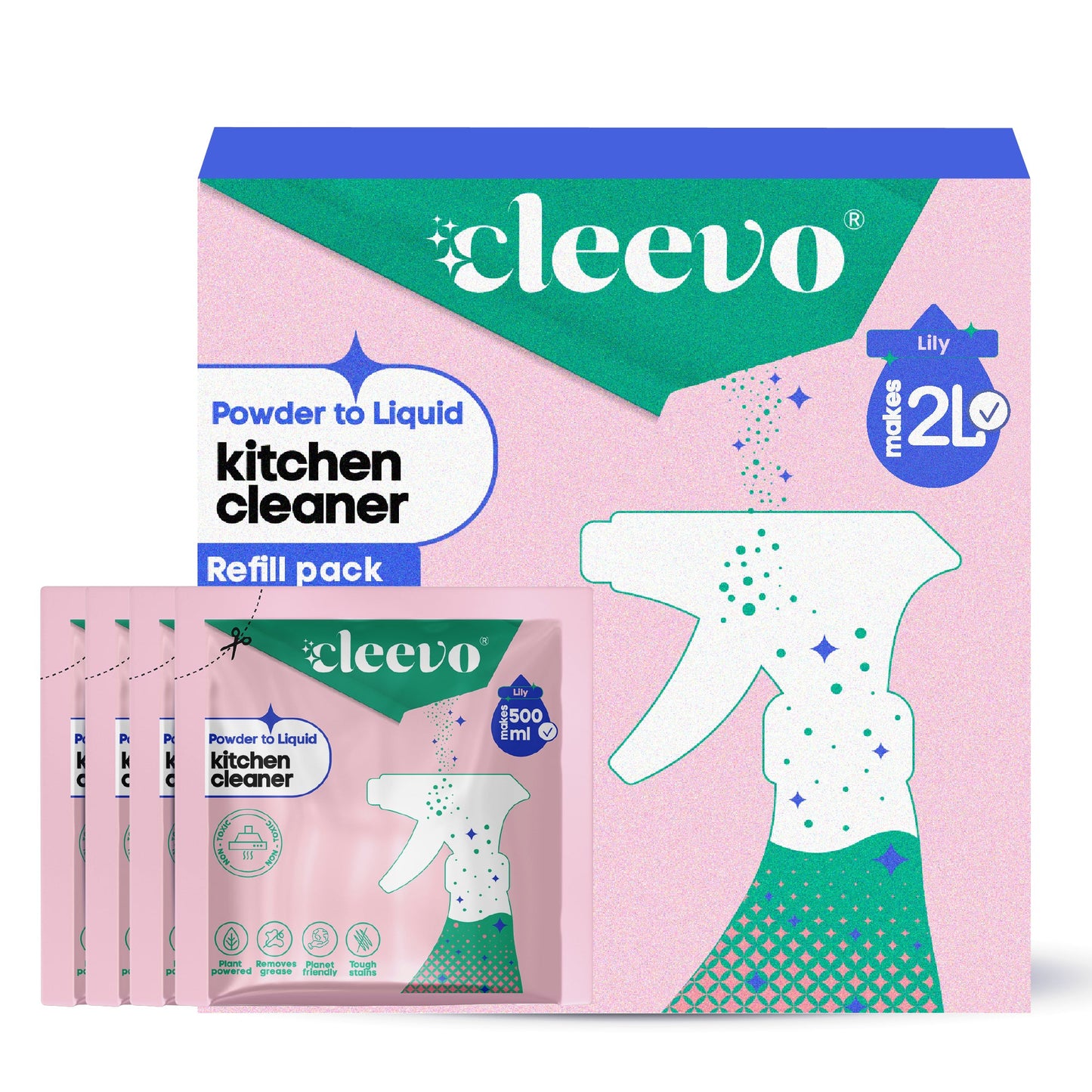 Kitchen Cleaner - Powder to Liquid